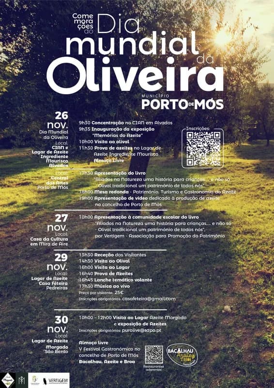 VISITA A LAGAR DE AZEITE COM O CENTRO INTERPRETATIVO DE ATIVIDADES DE NATUREZA DO PNSAC - Dia Mundial da Oliveira - Porto de Mós